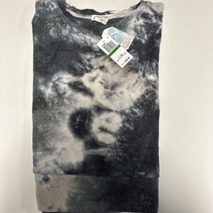 Hippie Rose -‎ Large -  Black Tie Dye - Fleece